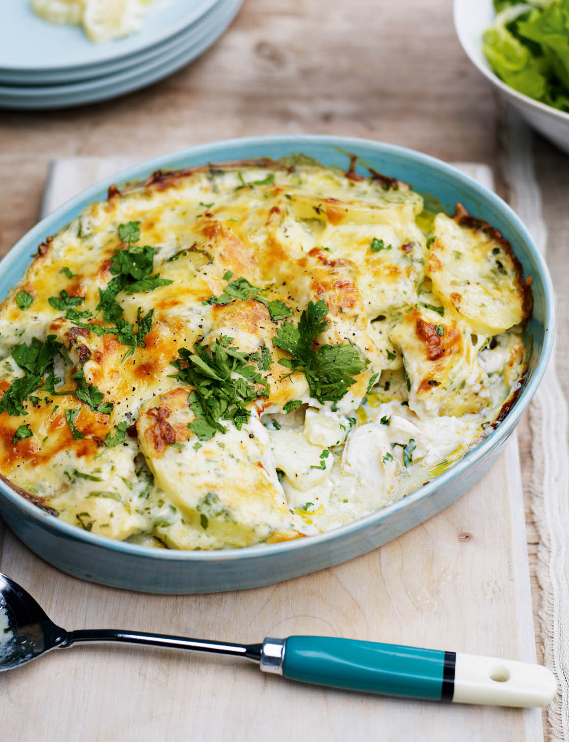 Smoky fish bake Sainsbury's Magazine